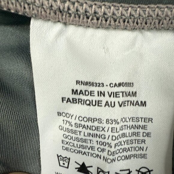 Nike Dri-Fit Athletic Leggings Grey, Pink, White Women's Medium - Picture 5 of 7